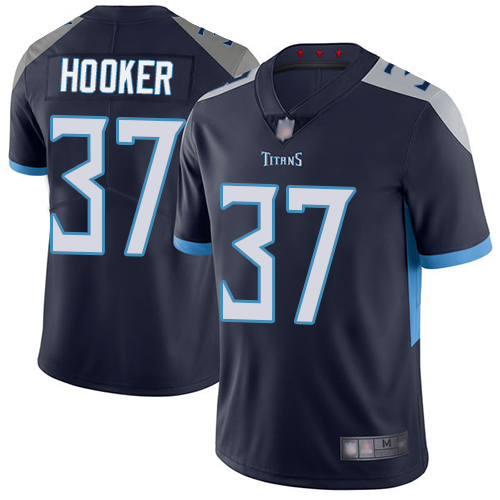 Tennessee Titans Limited Navy Blue Men Amani Hooker Home Jersey NFL Football #37 Vapor Untouchable->tennessee titans->NFL Jersey